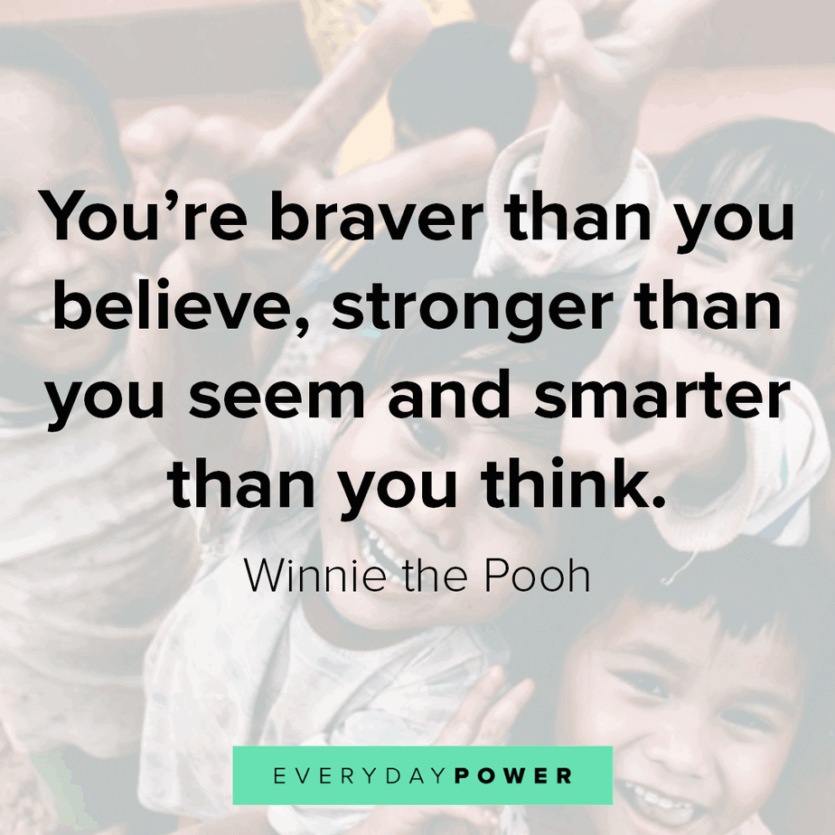 Winnie the Pooh quotes on being brave
