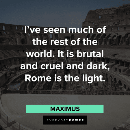 Gladiator Quotes about rome