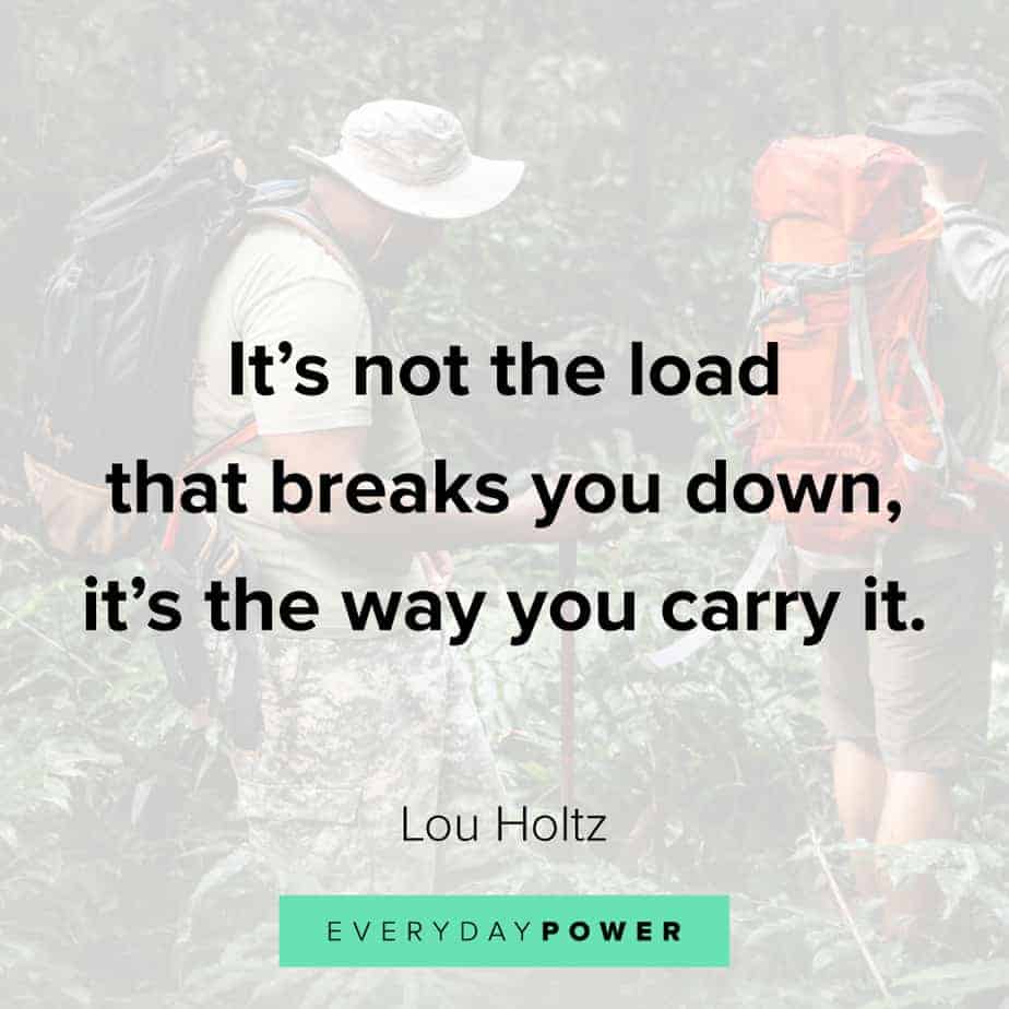 Addiction Quotes on carrying your load
