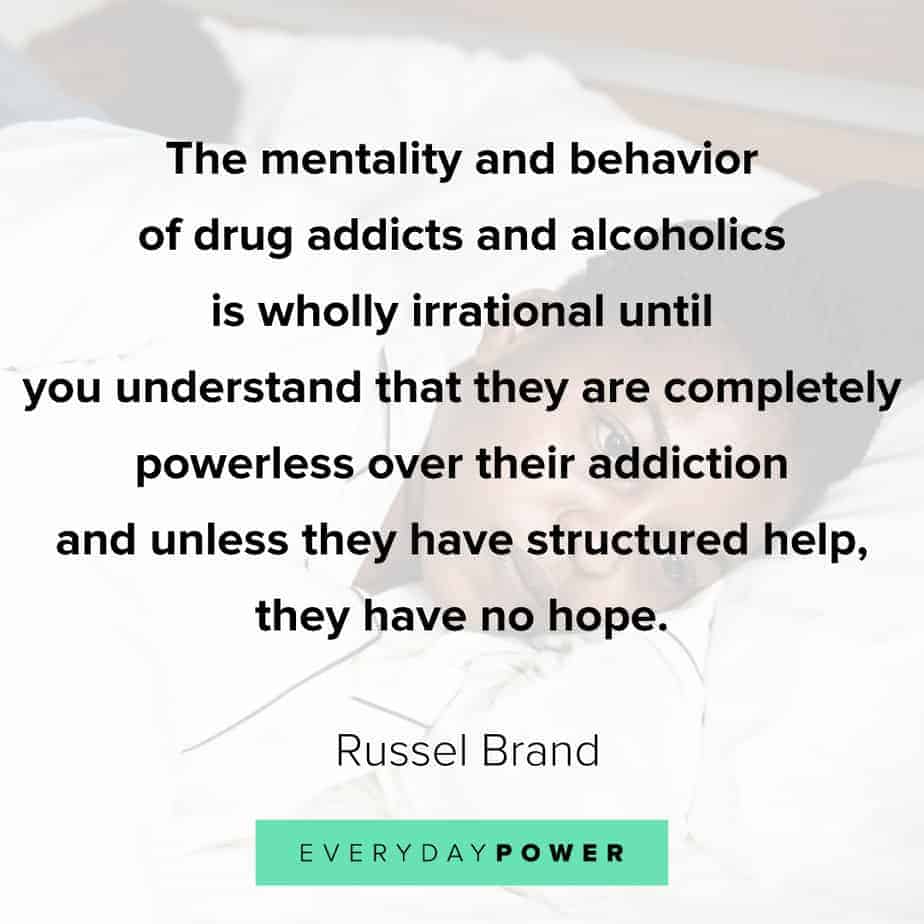 Addiction Quotes about mentality