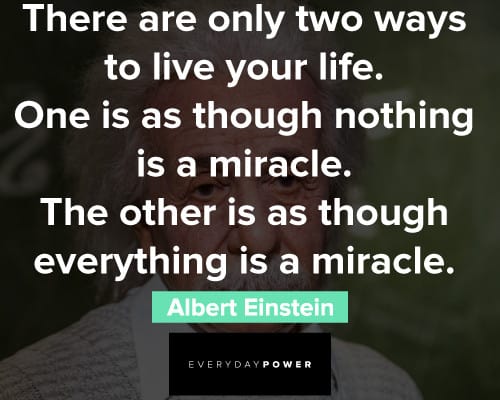 albert einstein quotes on miracle