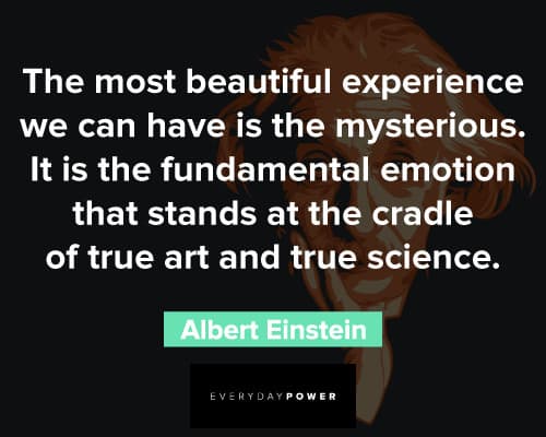 mysterious albert einstein quotes