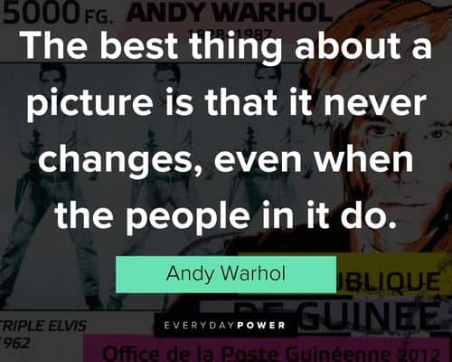 Amazing Andy Warhol quotes