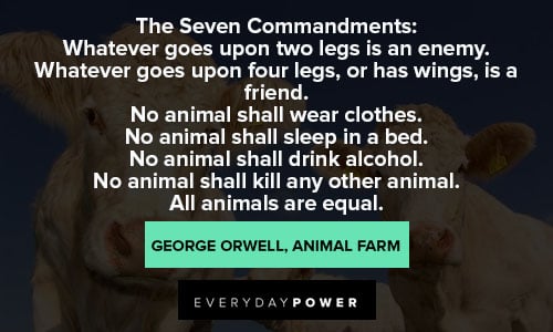 Animal Farm Quotes About Commandments