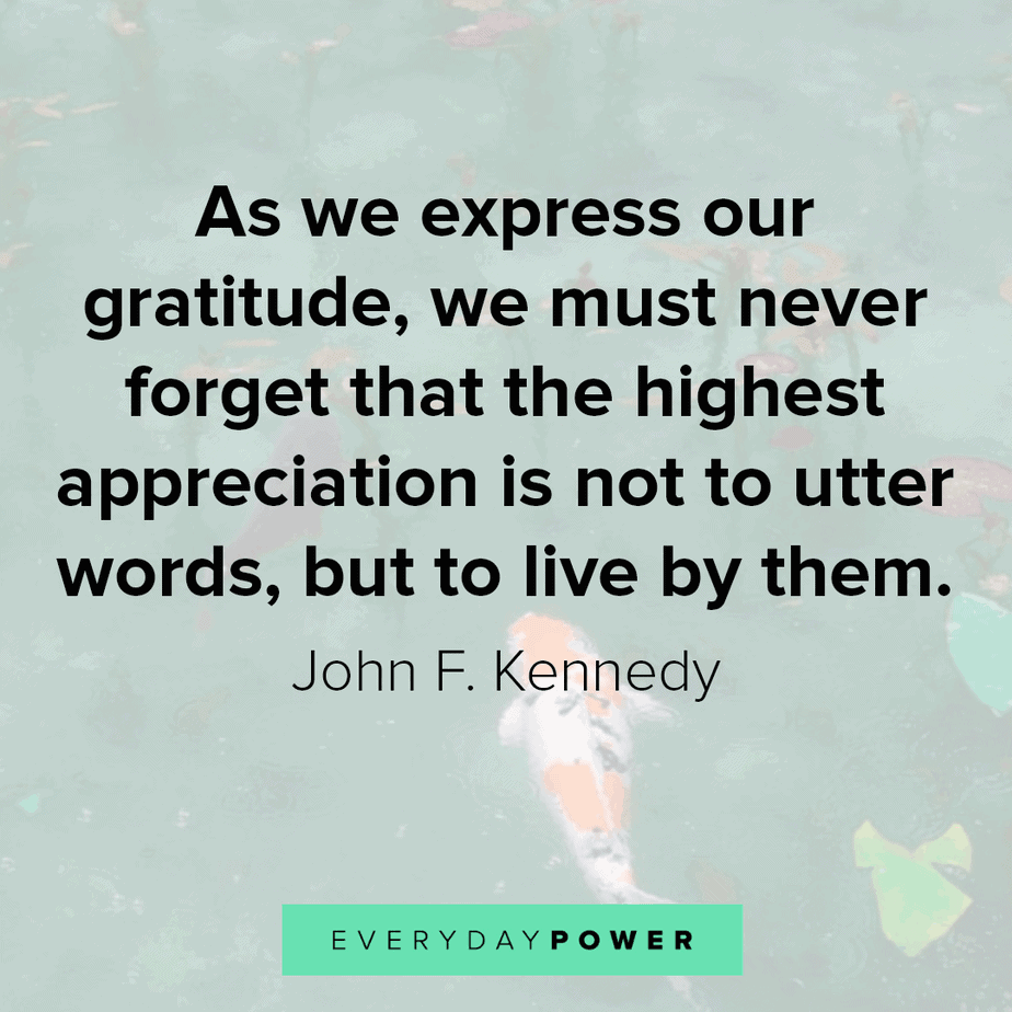 appreciation quotes on expressing gratitude