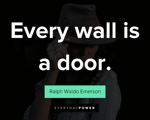 attitude quotes about every wall is a door