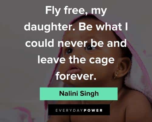 baby girl quotes on fly free