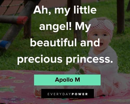 baby girl quotes on little angel