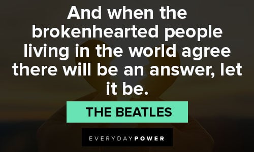 Random Beatles quotes