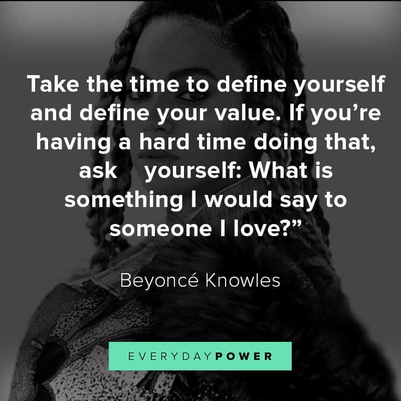 Empowering Beyoncé quotes about success and knowing your worth