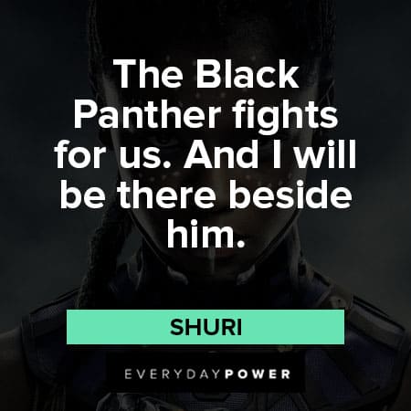 Black Panther quotes from Shuri
