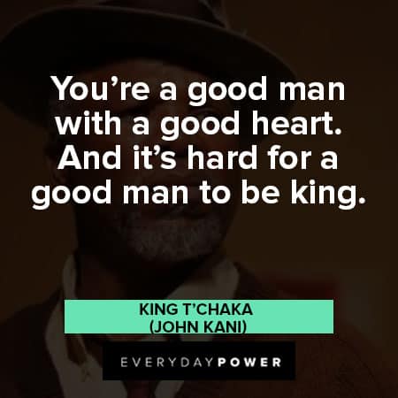 Good man Black Panther quotes