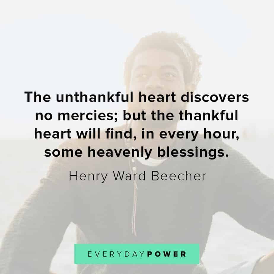 Blessed quotes about thankful heart