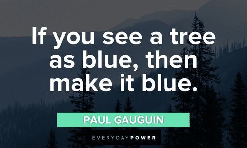 Blue quotes about trees