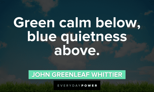 green and Blue quotes