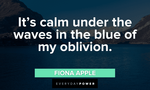 Blue quotes that make you think
