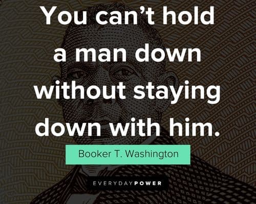 Thoughtful Booker T. Washington Quotes