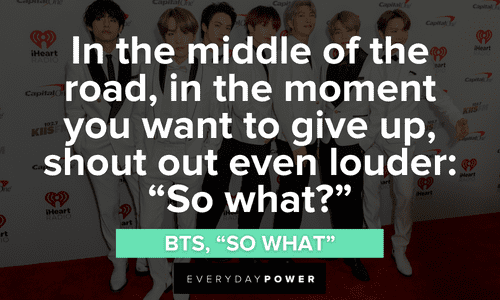 BTS quotes to keep you going