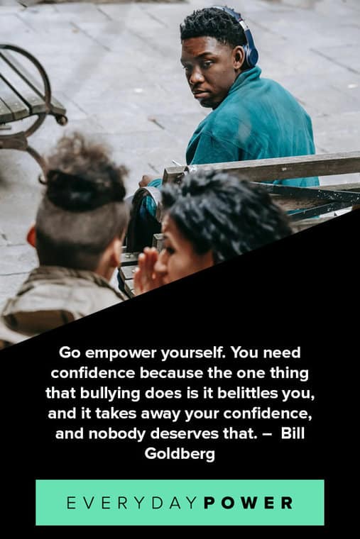 Bullying Quotes about confidence