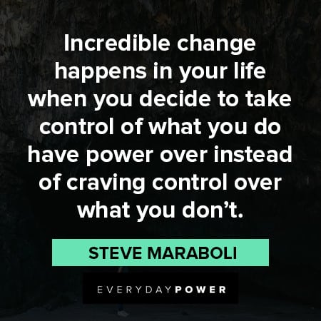 Quotes About Change and control