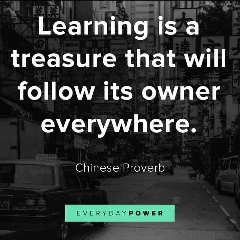 Chinese proverbs about learning