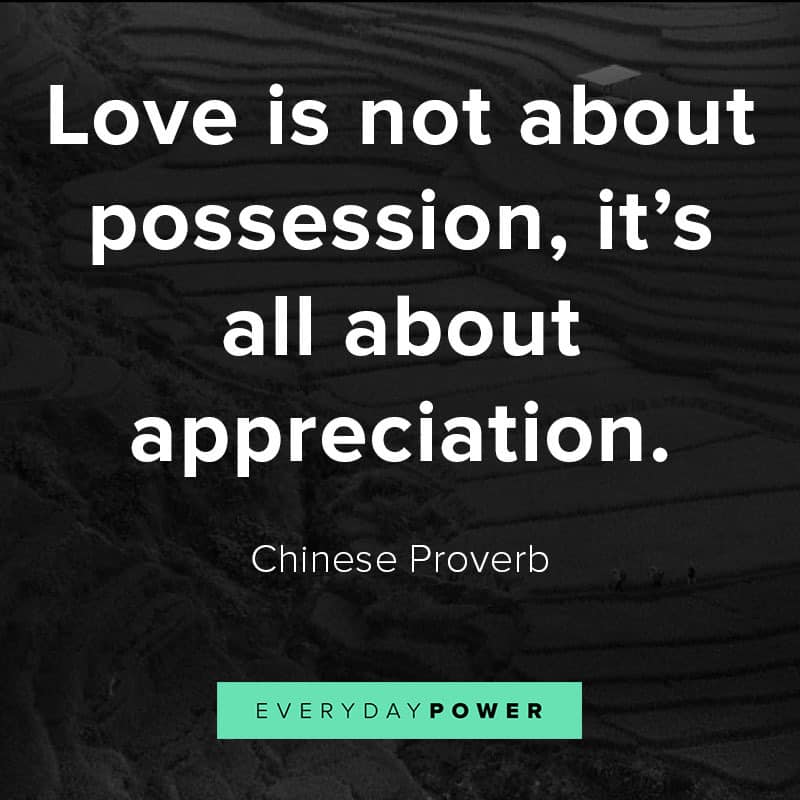 Famous Chinese proverbs about love