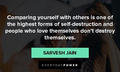 Comparison Quotes About Self-Destructing