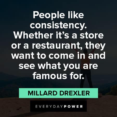 consistency quotes about fame