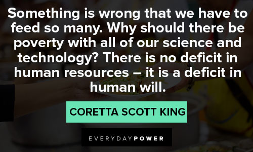 Coretta Scott King quotes about science and technology