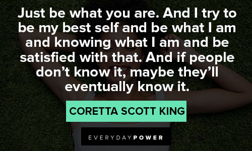 Coretta Scott King quotes and saying