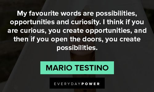 curiosity quotes about opportunities