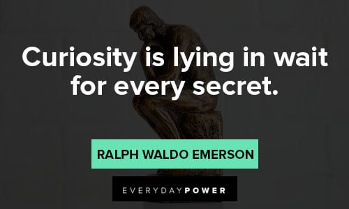 curiosity quotes for secret