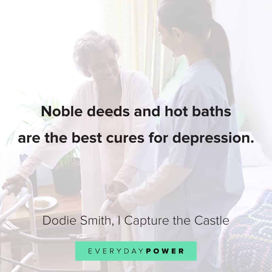 Depression quotes about noble deeds