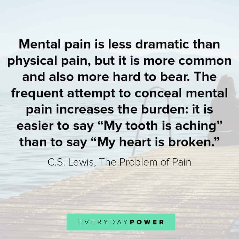 Depression Quotes on pain