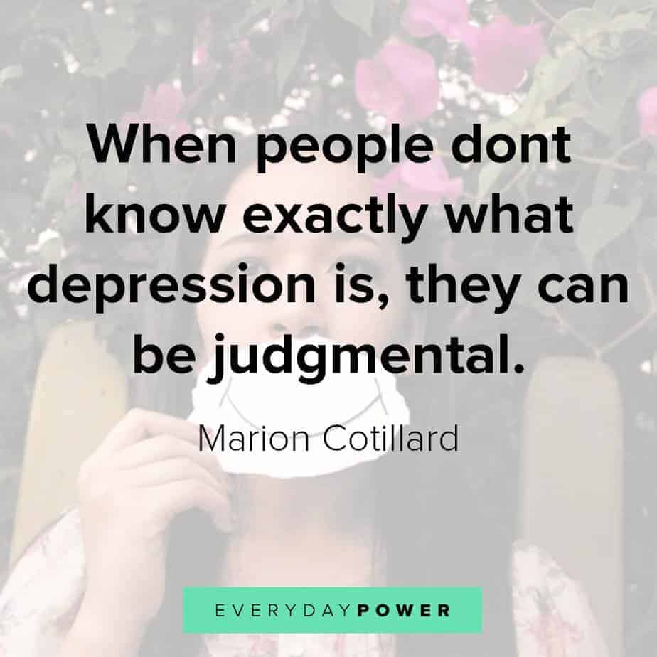 Depression Quotes on judgmental people