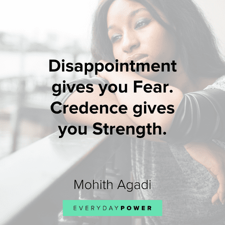 Disappointment Quotes about fear