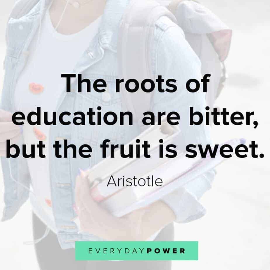 education quotes about its fruits