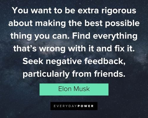 elon musk quotes about making the best possible thing you can