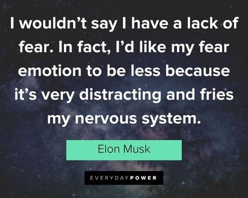 elon musk quotes about fear and emotion