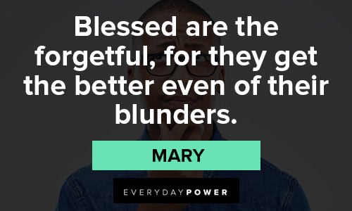 eternal sunshine about Blessed are the forgetful