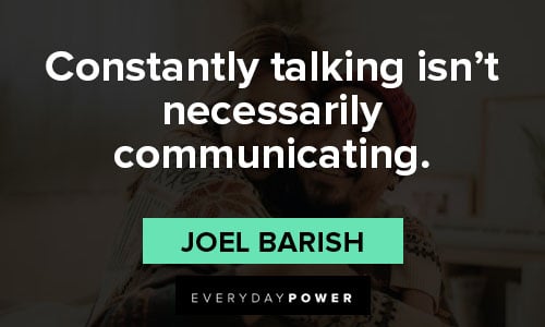 eternal sunshine about Constantly talking isn’t necessarily communicating