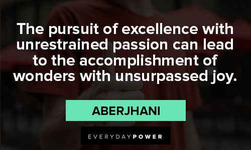 excellence quotes about the pursuit of excellence