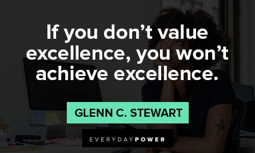 excellence quotes on achieve excellence