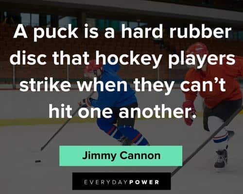hockey quotes about hockey players