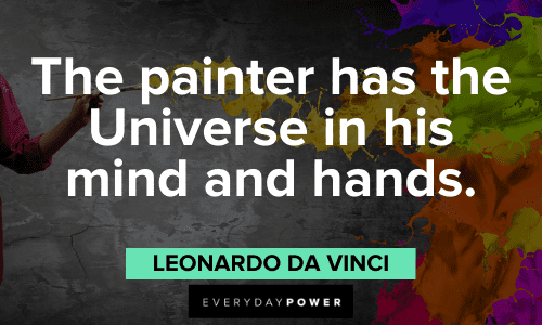 Leonardo Da Vinci Quotes about painting