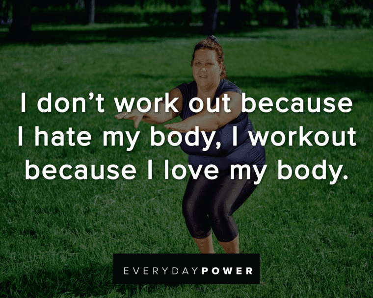 Fitness Motivational Quotes About Body Positivity
