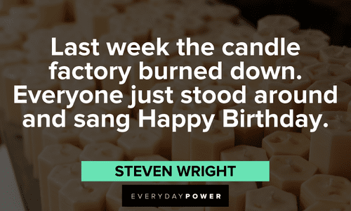 Funny birthday quotes about candles