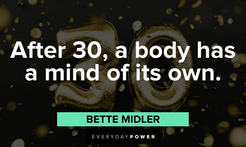 Funny birthday quotes on life after 30