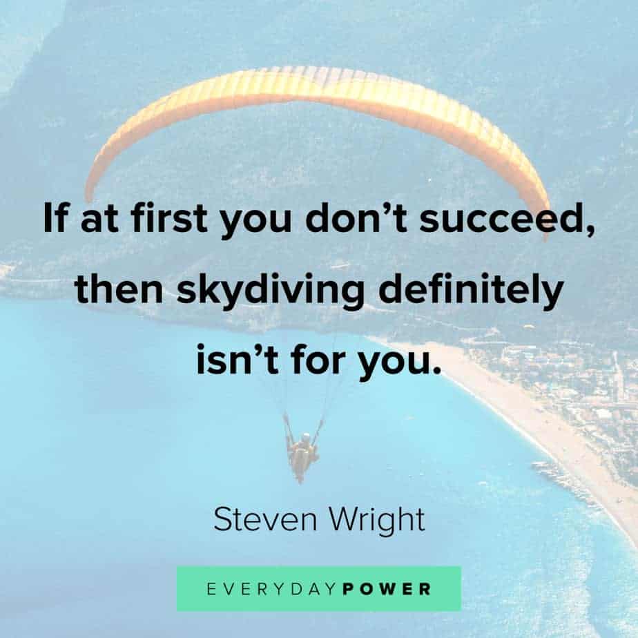 Funny inspirational quotes about skydiving
