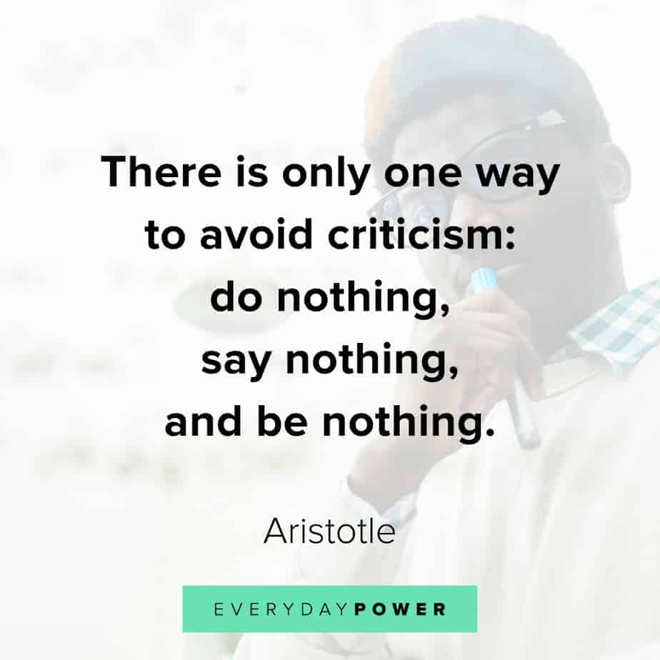 Good Morning Quotes on criticism